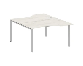 Рабочая станция криволинейная на П-образном м/к 140x183,5x75 Метал Систем / Metal System images