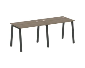 Рабочая станция на 2 раб.места на А-образном м/к 200x72x75 Метал Систем / Metal System images