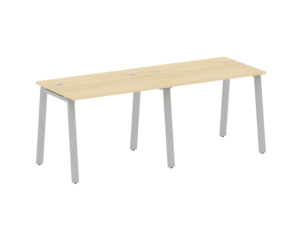 Рабочая станция на 2 раб.места на А-образном м/к 200x72x75 Метал Систем / Metal System