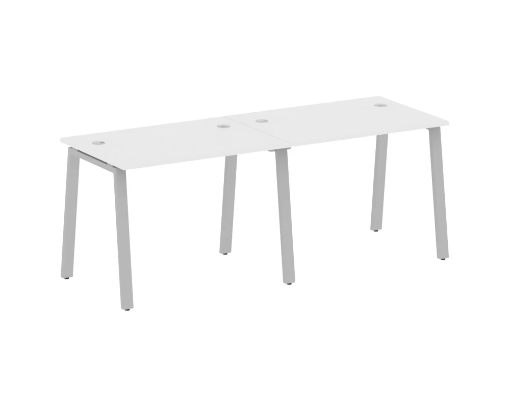 Рабочая станция на 2 раб.места на А-образном м/к 200x72x75 Метал Систем / Metal System