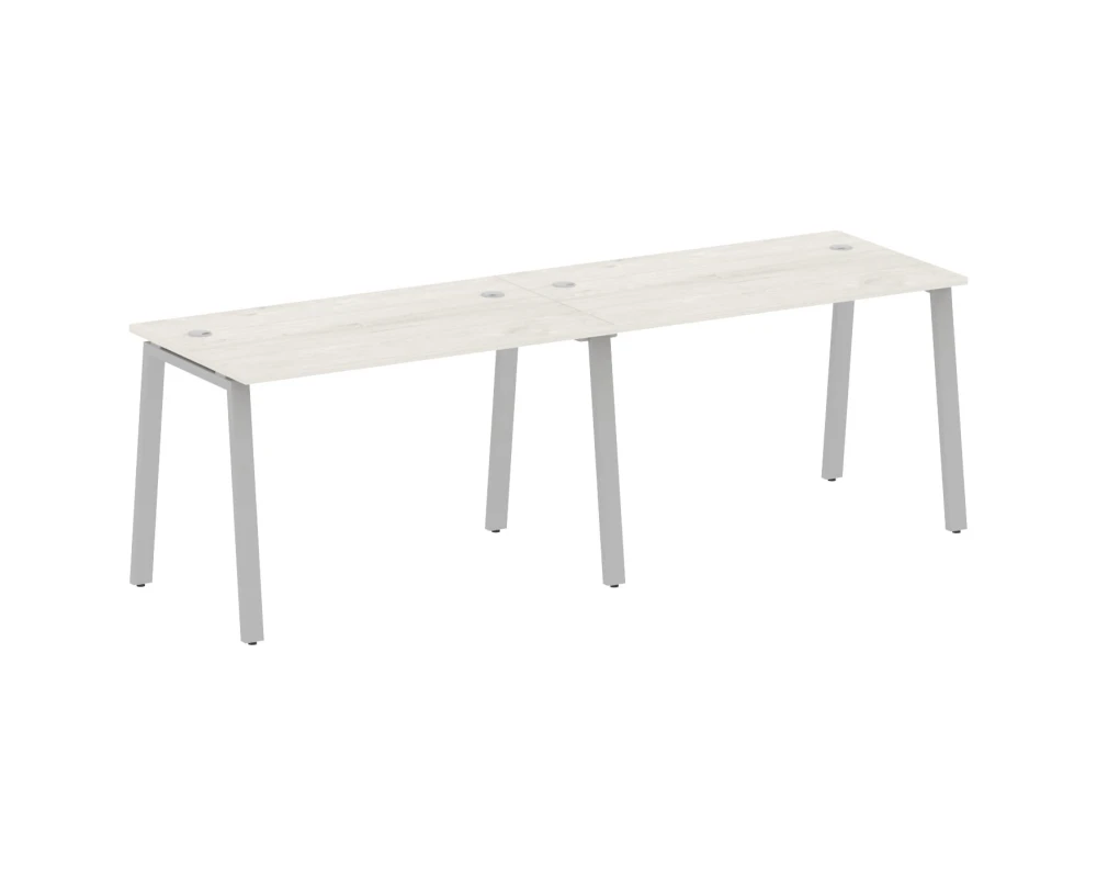 Рабочая станция на 2 раб.места на А-образном м/к 240x72x75 Метал Систем / Metal System