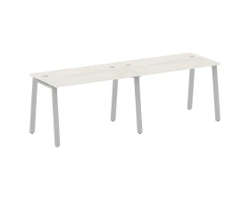 Рабочая станция на 2 раб.места на А-образном м/к 240x72x75 Метал Систем / Metal System images