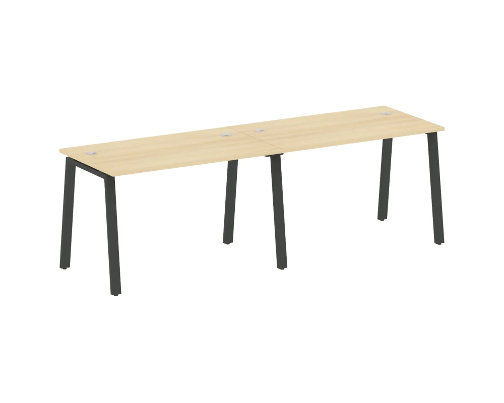 Рабочая станция на 2 раб.места на А-образном м/к 240x72x75 Метал Систем / Metal System