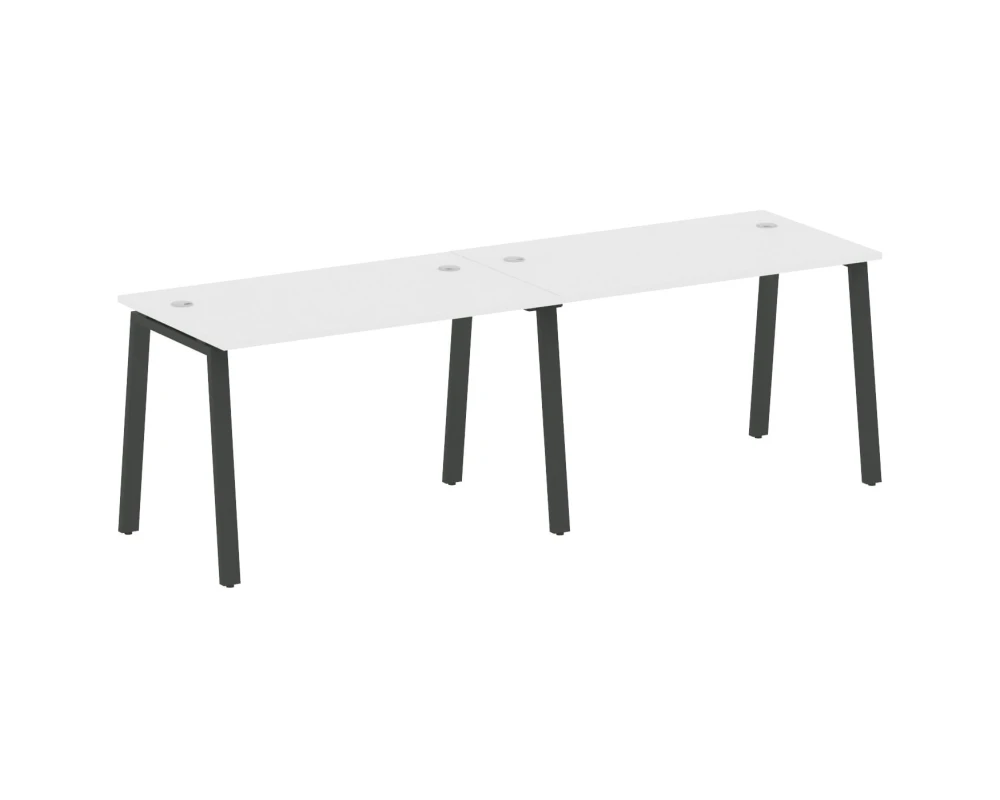 Рабочая станция на 2 раб.места на А-образном м/к 240x72x75 Метал Систем / Metal System