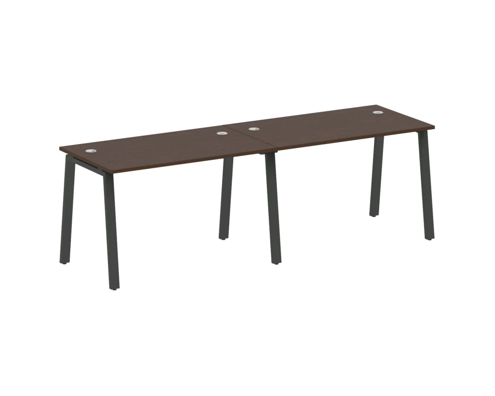 Рабочая станция на 2 раб.места на А-образном м/к 240x72x75 Метал Систем / Metal System