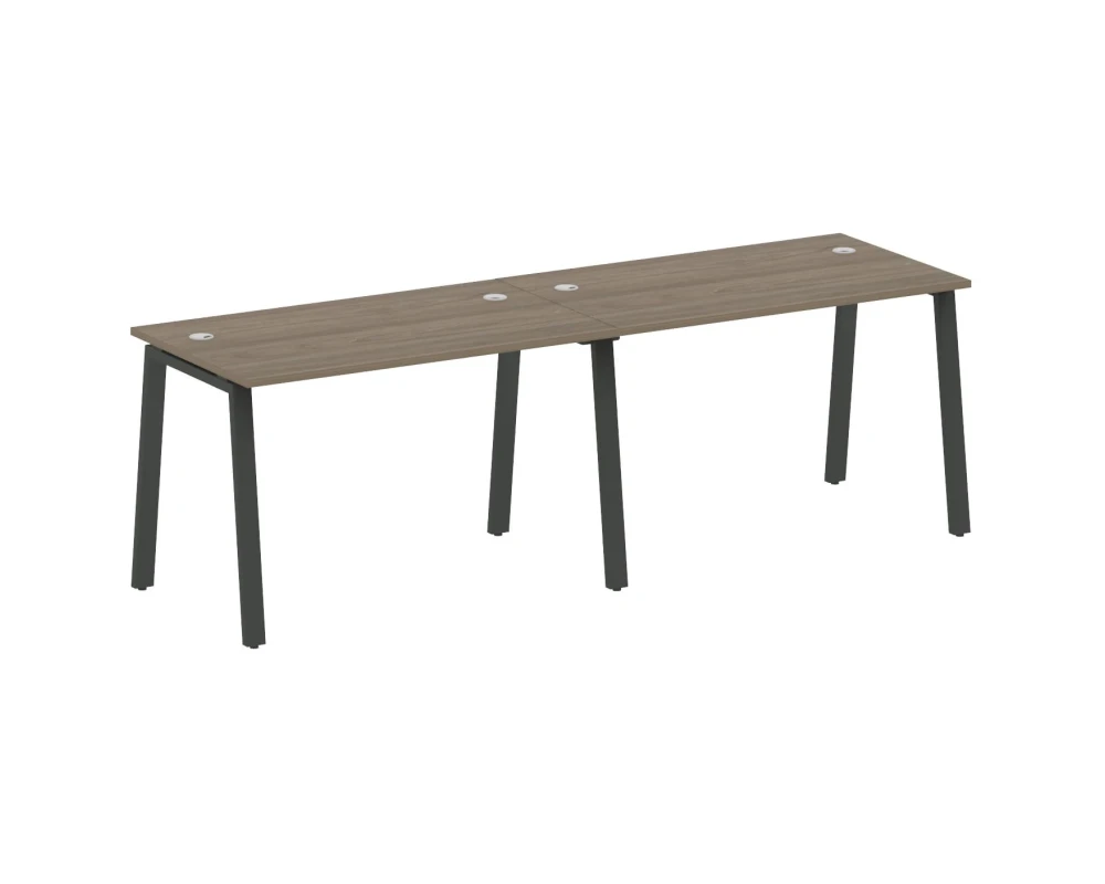 Рабочая станция на 2 раб.места на А-образном м/к 240x72x75 Метал Систем / Metal System