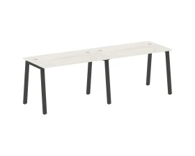 Рабочая станция на 2 раб.места на А-образном м/к 240x72x75 Метал Систем / Metal System images