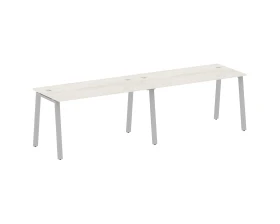 Рабочая станция на 2 раб.места на А-образном м/к 280x72x75 Метал Систем / Metal System images