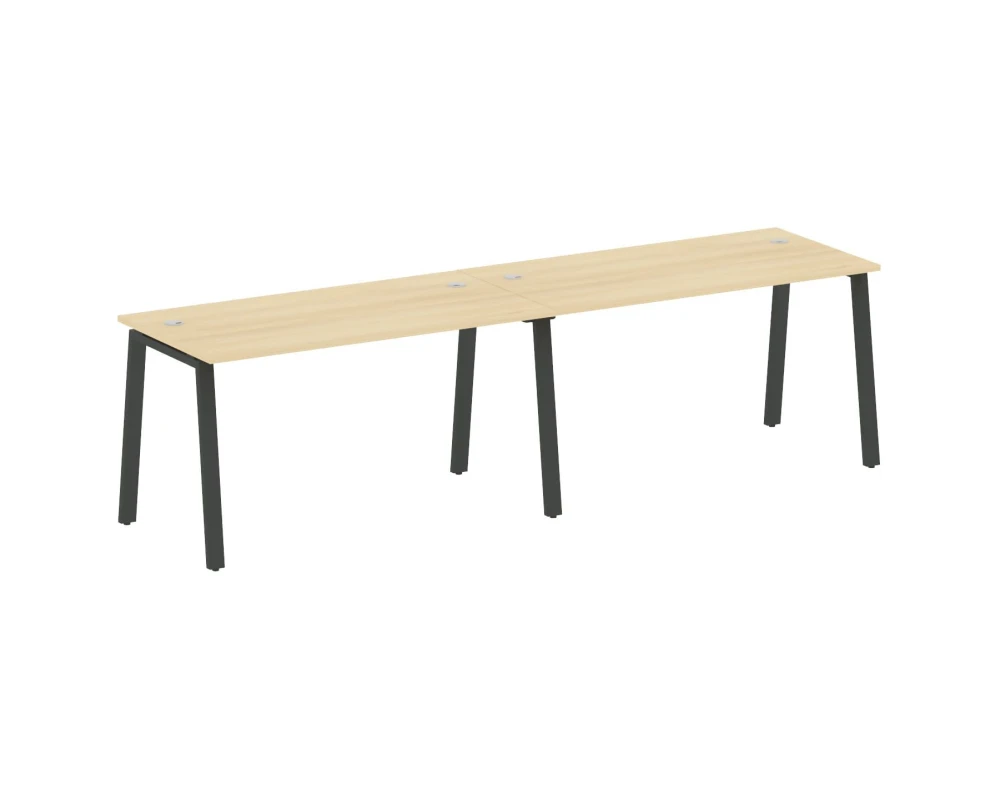 Рабочая станция на 2 раб.места на А-образном м/к 280x72x75 Метал Систем / Metal System