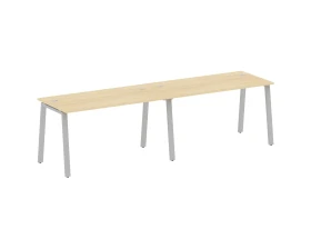 Рабочая станция на 2 раб.места на А-образном м/к 280x72x75 Метал Систем / Metal System images