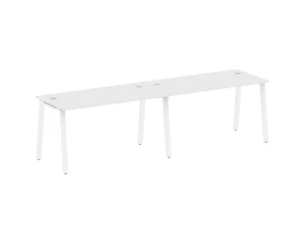 Рабочая станция на 2 раб.места на А-образном м/к 280x72x75 Метал Систем / Metal System images