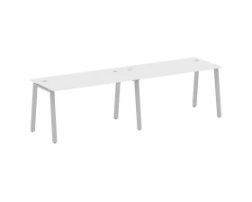 Рабочая станция на 2 раб.места на А-образном м/к 280x72x75 Метал Систем / Metal System images