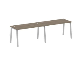 Рабочая станция на 2 раб.места на А-образном м/к 280x72x75 Метал Систем / Metal System images