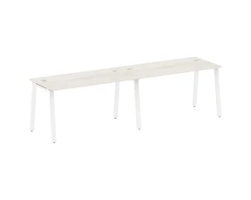 Рабочая станция на 2 раб.места на А-образном м/к 280x72x75 Метал Систем / Metal System images