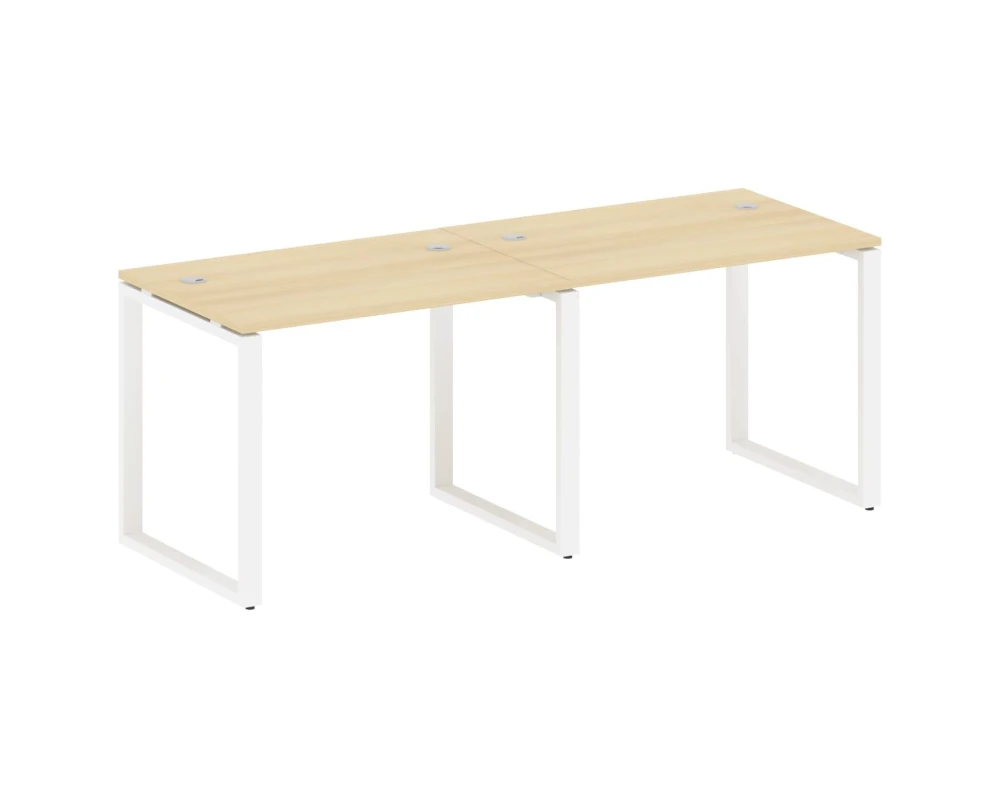 Рабочая станция на 2 раб.места на О-образном м/к 200x72x75 Метал Систем / Metal System