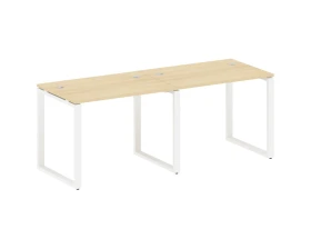 Рабочая станция на 2 раб.места на О-образном м/к 200x72x75 Метал Систем / Metal System images