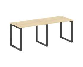 Рабочая станция на 2 раб.места на О-образном м/к 200x72x75 Метал Систем / Metal System images