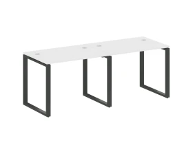 Рабочая станция на 2 раб.места на О-образном м/к 200x72x75 Метал Систем / Metal System images