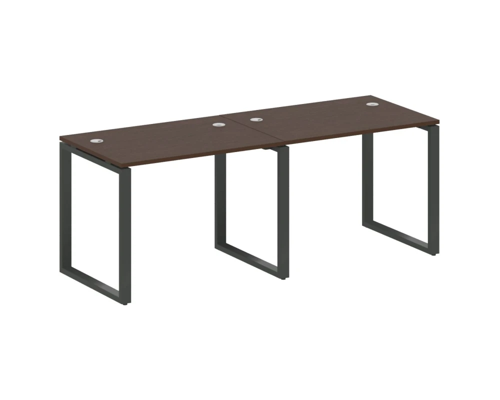 Рабочая станция на 2 раб.места на О-образном м/к 200x72x75 Метал Систем / Metal System