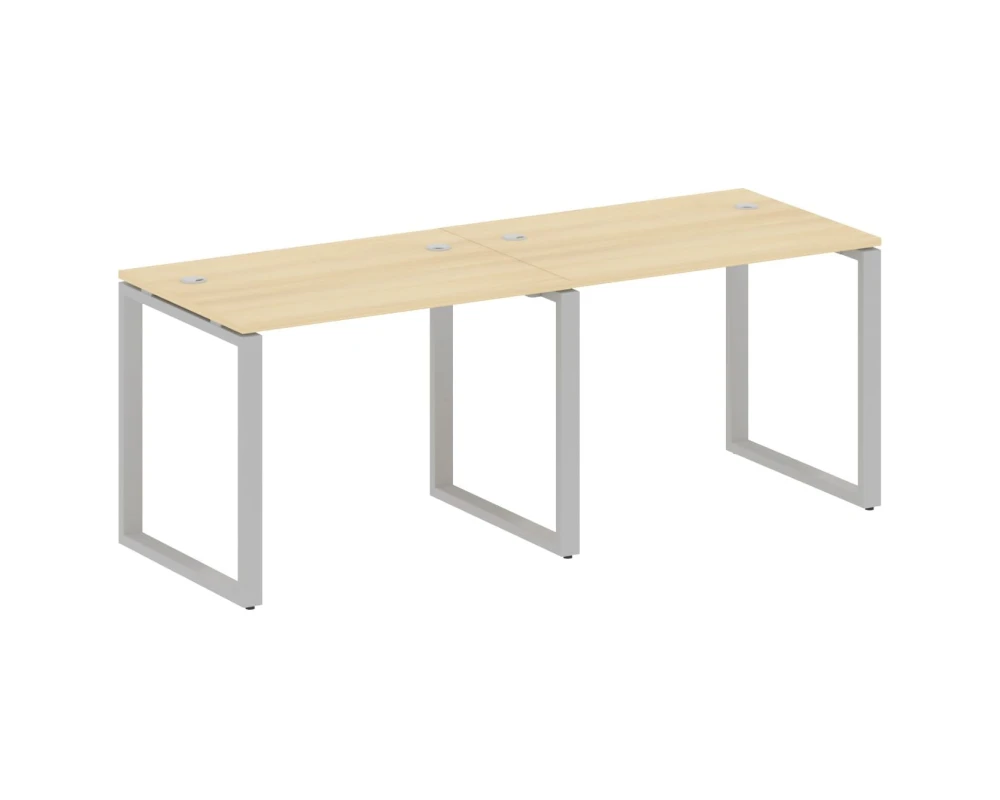 Рабочая станция на 2 раб.места на О-образном м/к 200x72x75 Метал Систем / Metal System