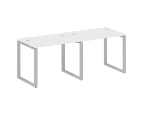 Рабочая станция на 2 раб.места на О-образном м/к 200x72x75 Метал Систем / Metal System images