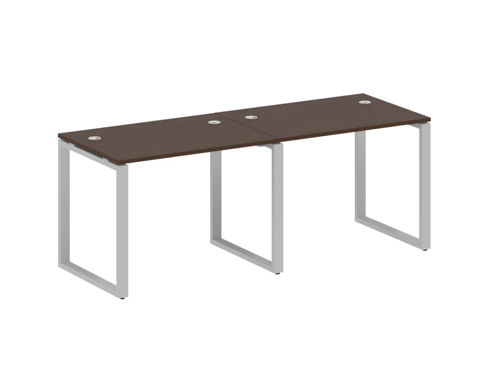 Рабочая станция на 2 раб.места на О-образном м/к 200x72x75 Метал Систем / Metal System