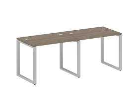 Рабочая станция на 2 раб.места на О-образном м/к 200x72x75 Метал Систем / Metal System images