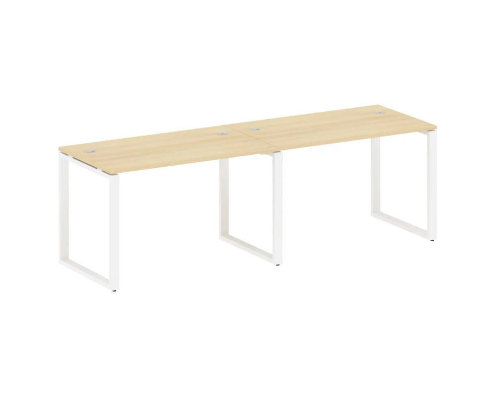 Рабочая станция на 2 раб.места на О-образном м/к 240x72x75 Метал Систем / Metal System