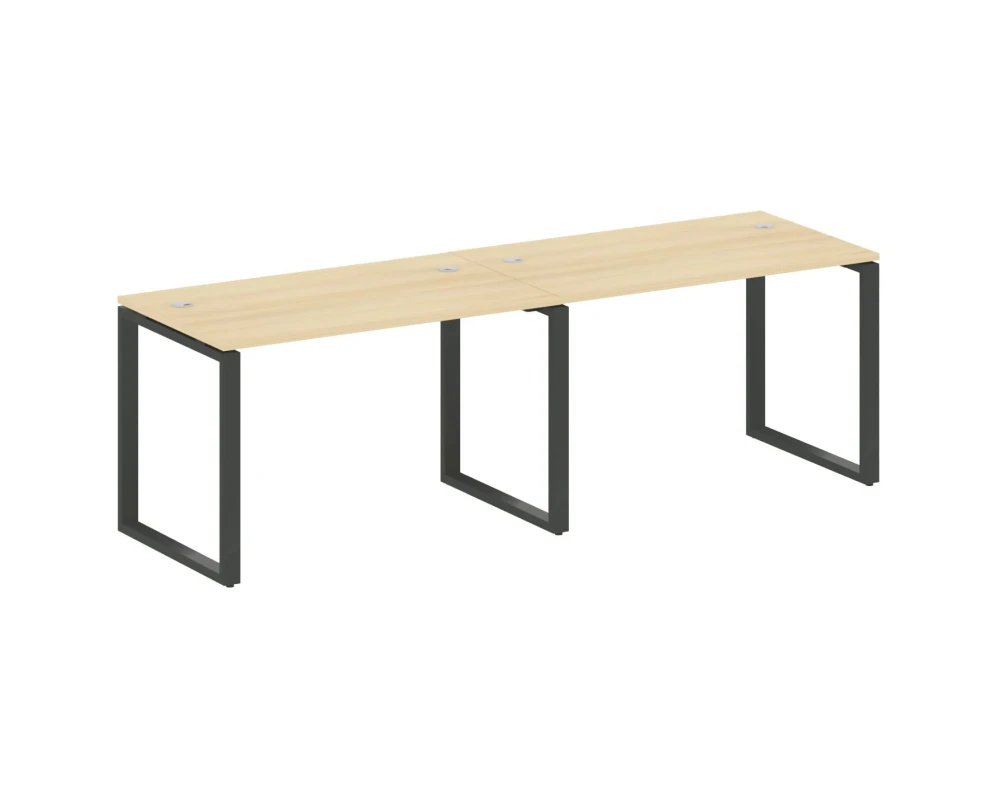 Рабочая станция на 2 раб.места на О-образном м/к 240x72x75 Метал Систем / Metal System