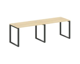 Рабочая станция на 2 раб.места на О-образном м/к 240x72x75 Метал Систем / Metal System images