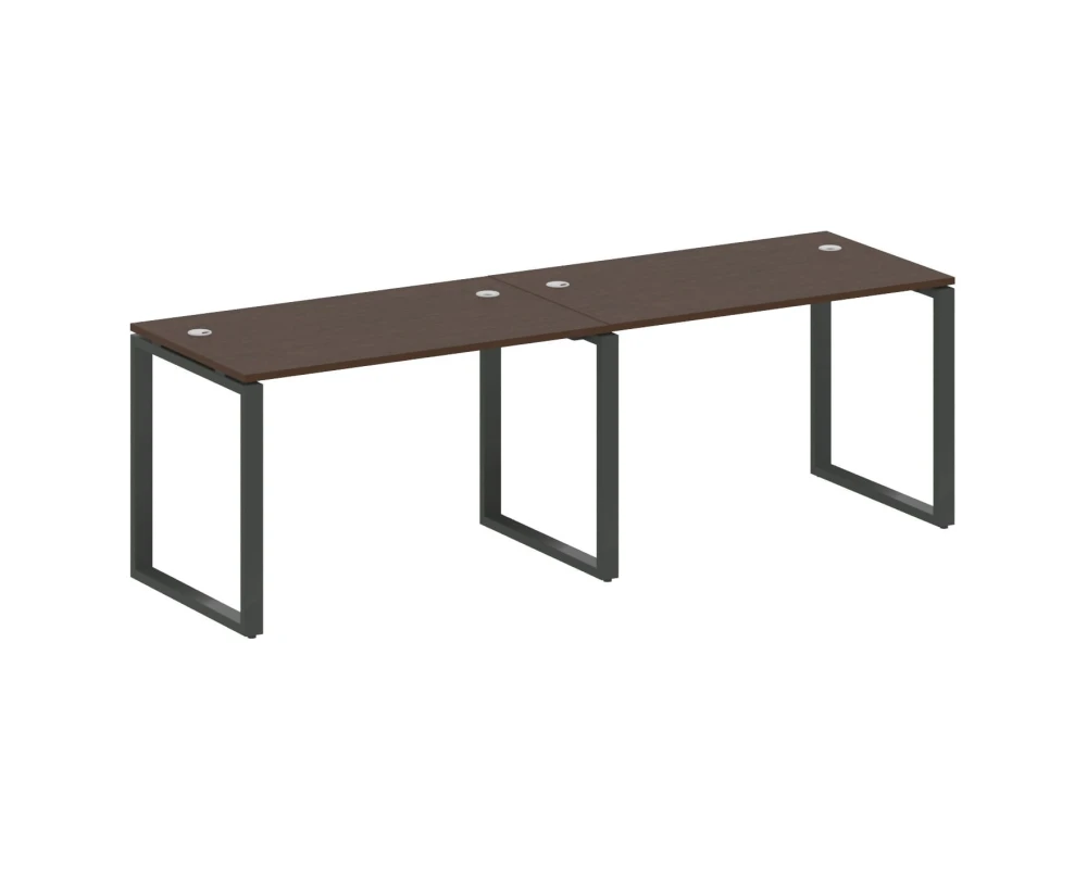 Рабочая станция на 2 раб.места на О-образном м/к 240x72x75 Метал Систем / Metal System