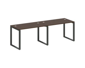 Рабочая станция на 2 раб.места на О-образном м/к 240x72x75 Метал Систем / Metal System images