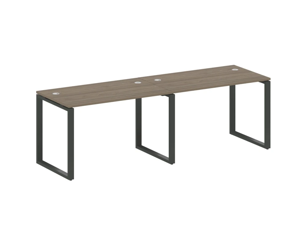 Рабочая станция на 2 раб.места на О-образном м/к 240x72x75 Метал Систем / Metal System