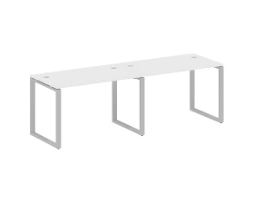 Рабочая станция на 2 раб.места на О-образном м/к 240x72x75 Метал Систем / Metal System images