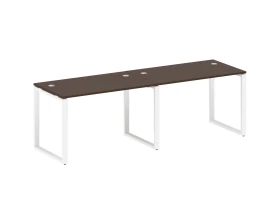 Рабочая станция на 2 раб.места на О-образном м/к 240x72x75 Метал Систем / Metal System images