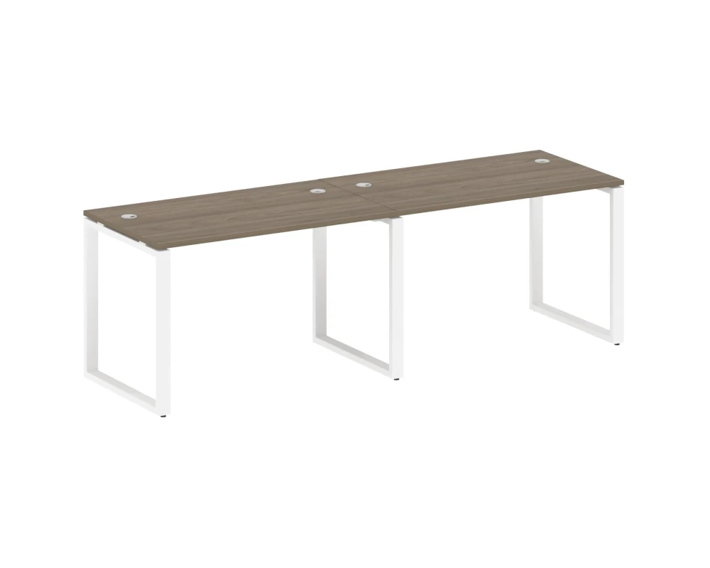 Рабочая станция на 2 раб.места на О-образном м/к 240x72x75 Метал Систем / Metal System