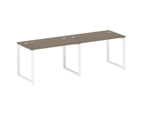 Рабочая станция на 2 раб.места на О-образном м/к 240x72x75 Метал Систем / Metal System images