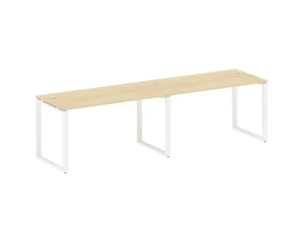 Рабочая станция на 2 раб.места на О-образном м/к 280x72x75 Метал Систем / Metal System images