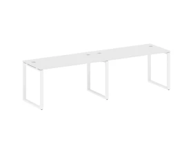 Рабочая станция на 2 раб.места на О-образном м/к 280x72x75 Метал Систем / Metal System images