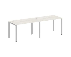 Рабочая станция на 2 раб.места на П-образном м/к 240x72x75 Метал Систем / Metal System images