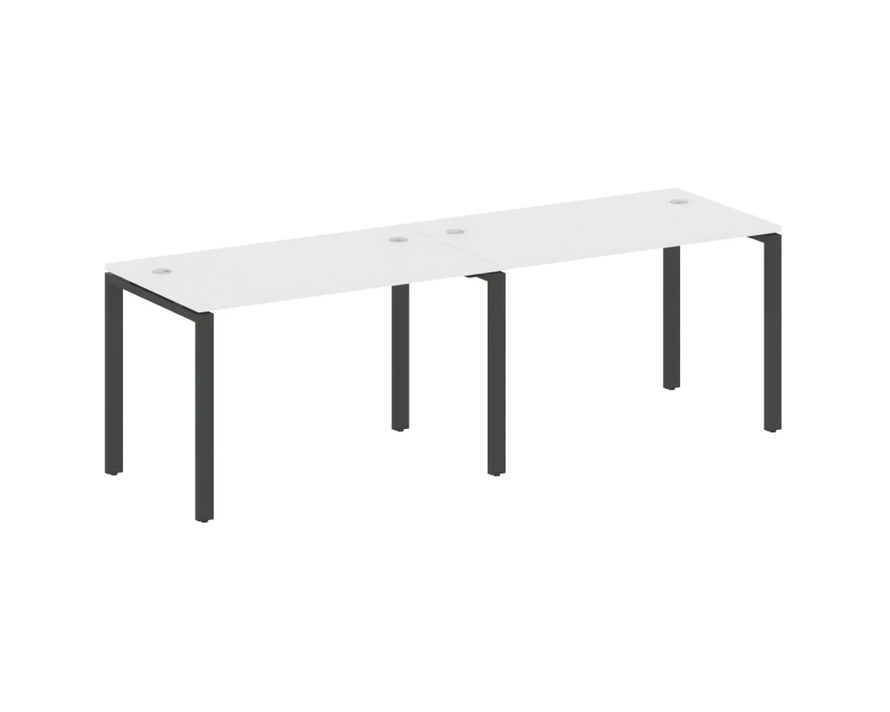 Рабочая станция на 2 раб.места на П-образном м/к 240x72x75 Метал Систем / Metal System