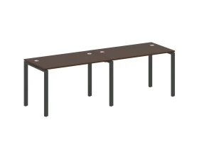 Рабочая станция на 2 раб.места на П-образном м/к 240x72x75 Метал Систем / Metal System images