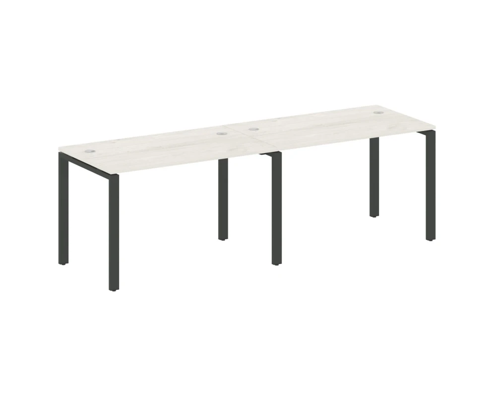 Рабочая станция на 2 раб.места на П-образном м/к 240x72x75 Метал Систем / Metal System