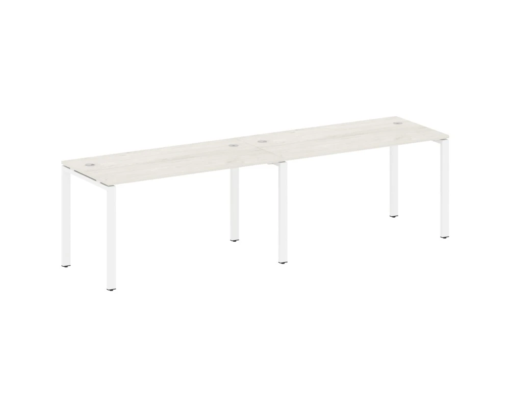 Рабочая станция на 2 раб.места на П-образном м/к 280x72x75 Метал Систем / Metal System