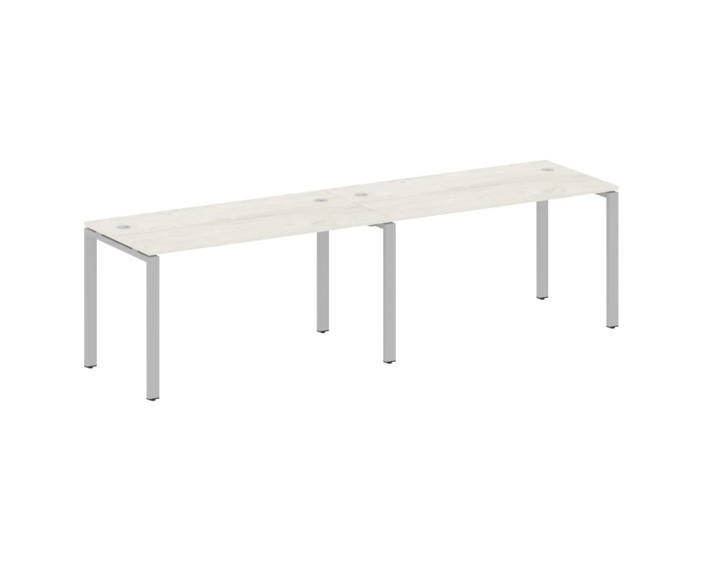 Рабочая станция на 2 раб.места на П-образном м/к 280x72x75 Метал Систем / Metal System