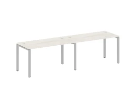 Рабочая станция на 2 раб.места на П-образном м/к 280x72x75 Метал Систем / Metal System images