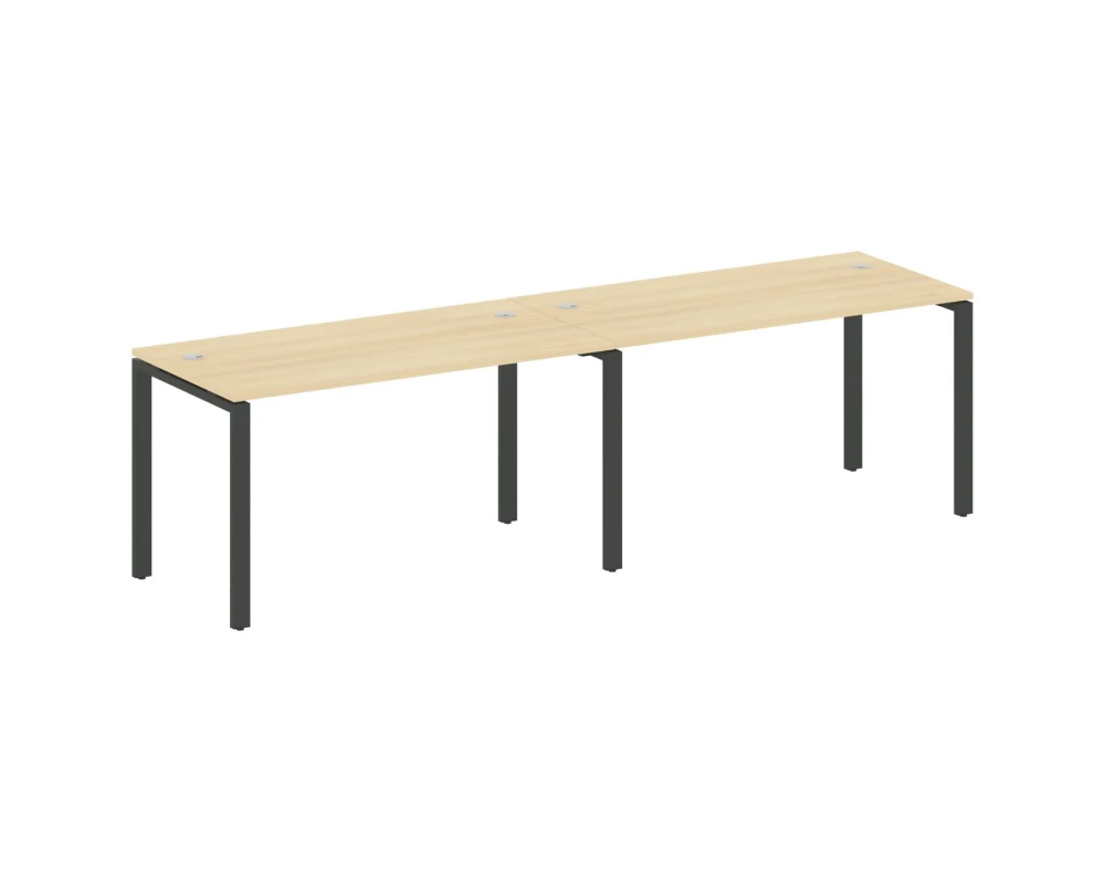 Рабочая станция на 2 раб.места на П-образном м/к 280x72x75 Метал Систем / Metal System