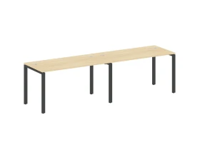 Рабочая станция на 2 раб.места на П-образном м/к 280x72x75 Метал Систем / Metal System images