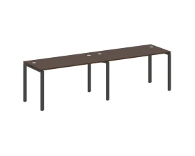 Рабочая станция на 2 раб.места на П-образном м/к 280x72x75 Метал Систем / Metal System images