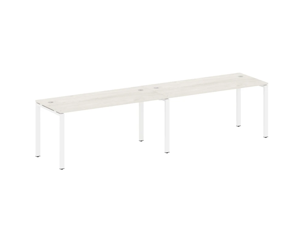 Рабочая станция на 2 раб.места на П-образном м/к 320x72x75 Метал Систем / Metal System